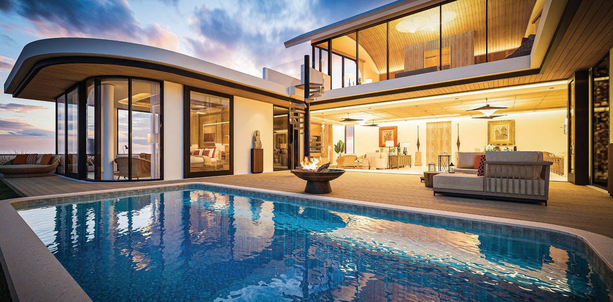 The Penthouse — Private Pool, Terrace & Panoramic Dusk Views
