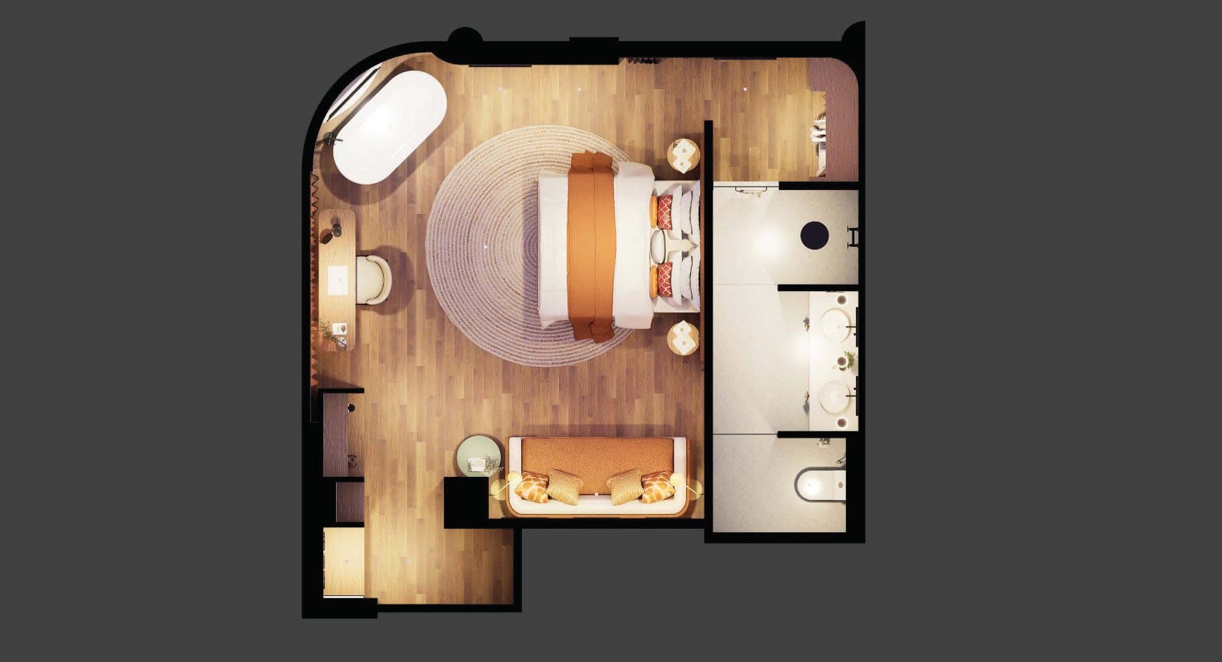 Deluxe Suite floor plan